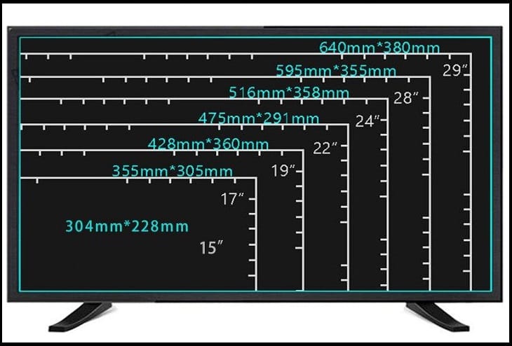 Kích thước màn hình máy tính