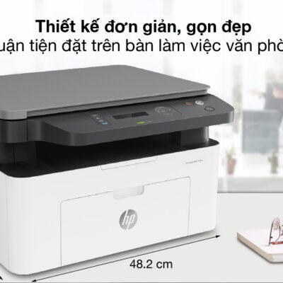 Máy in HP Laser MFP 135w (4ZB83A) -In, Scan, Copy, Wifi - (Chính Hãng)